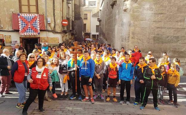 En la Esquina de la Muerte iniciando el ascenso hacia la basílica. /SDC