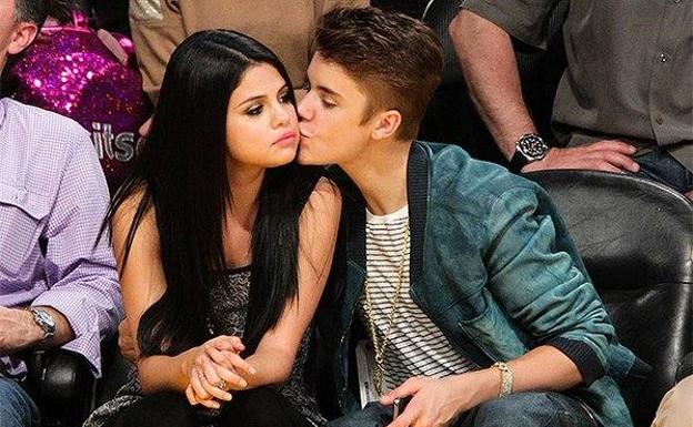 Selena Gomez y Justin Bieber.