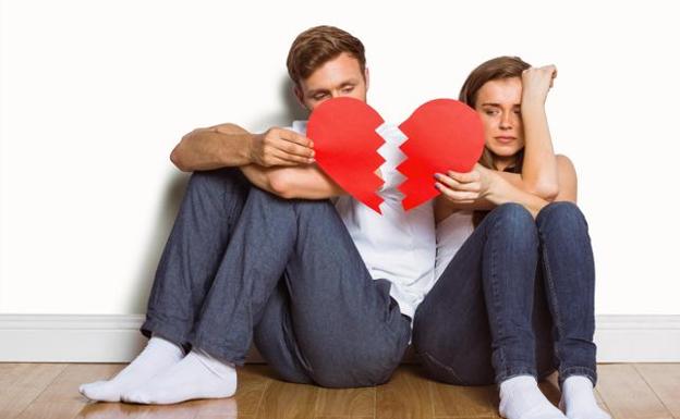 Pareja rota.