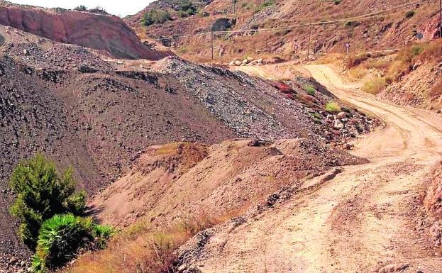 Un paraje de la sierra minera cercano a La Unión.