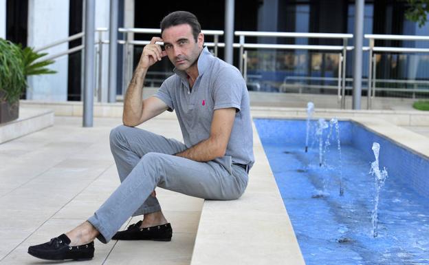 Enrique Ponce, el pasado miércoles en Murcia, antes de leer el pregón de la feria taurina.