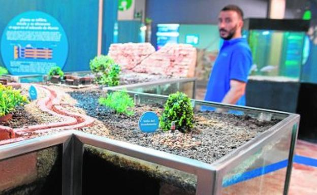Sala del agua del Museo de la Ciencia y el Agua, en El Carmen, que es uno de los centros más visitados de la ciudad por escolares./Javier Carrión / AGM