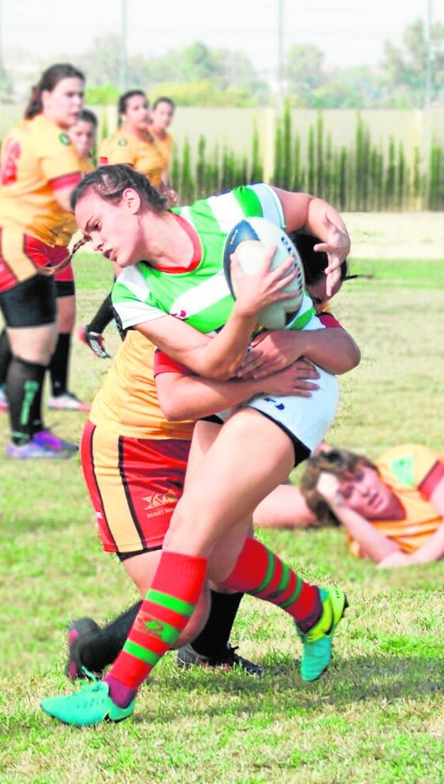 Partido entre el Elche y el XV Rugby Murcia de esta liga./Rugbyvoros
