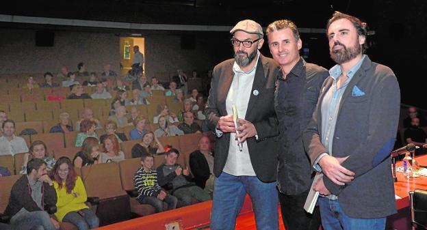 Miguel Ángel Hernández, José Manuel Jiménez y Leonardo Cano. /Guillermo Carrión / AGM