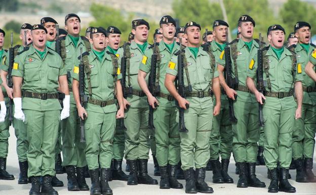 Acto militar en Javalí Nuevo con motivo de la festividad de la Inmaculada./Javier Carrión / AGM