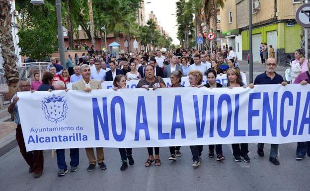 Manifestación del pasado mes de octubre por la agresión a una monitora. /Guillermo Carrión / AGM