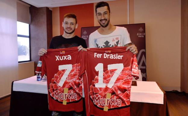 Los nuevos fichajes de ElPozo Murcia./Nacho García / AGM