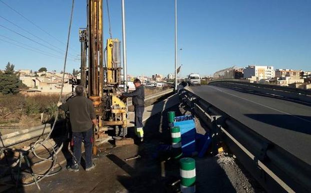 Las obras en Alcantarilla./