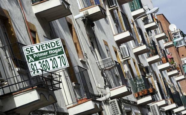 Una vivienda, a la venta./Afp