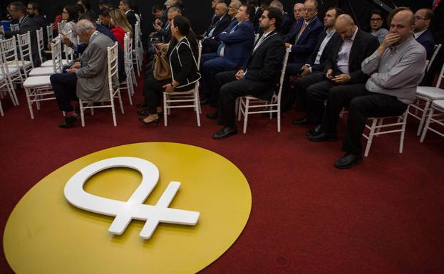 Logotipo del Petro, la criptomoneda presentada en Venezuela por el Gobierno de Maduro, que comienza a funcionar el miércoles./EFE