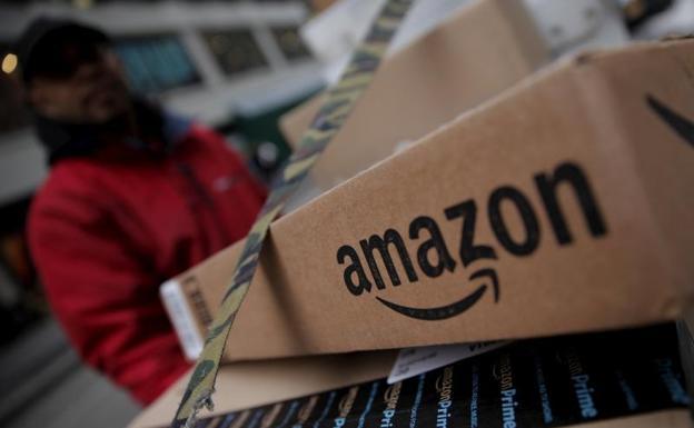 Cadena de envíos de Amazon./Reuters