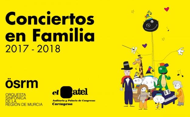 Cartel del ciclo 'Conciertos en Familia'.