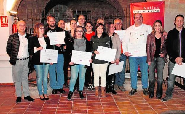 Los propietarios de las bodegas y restaurantes distinguidos. / P. L.