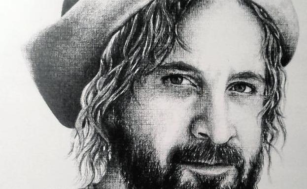 Recreación del posible rostro de Juan Fernández, para un monumento en Chile./