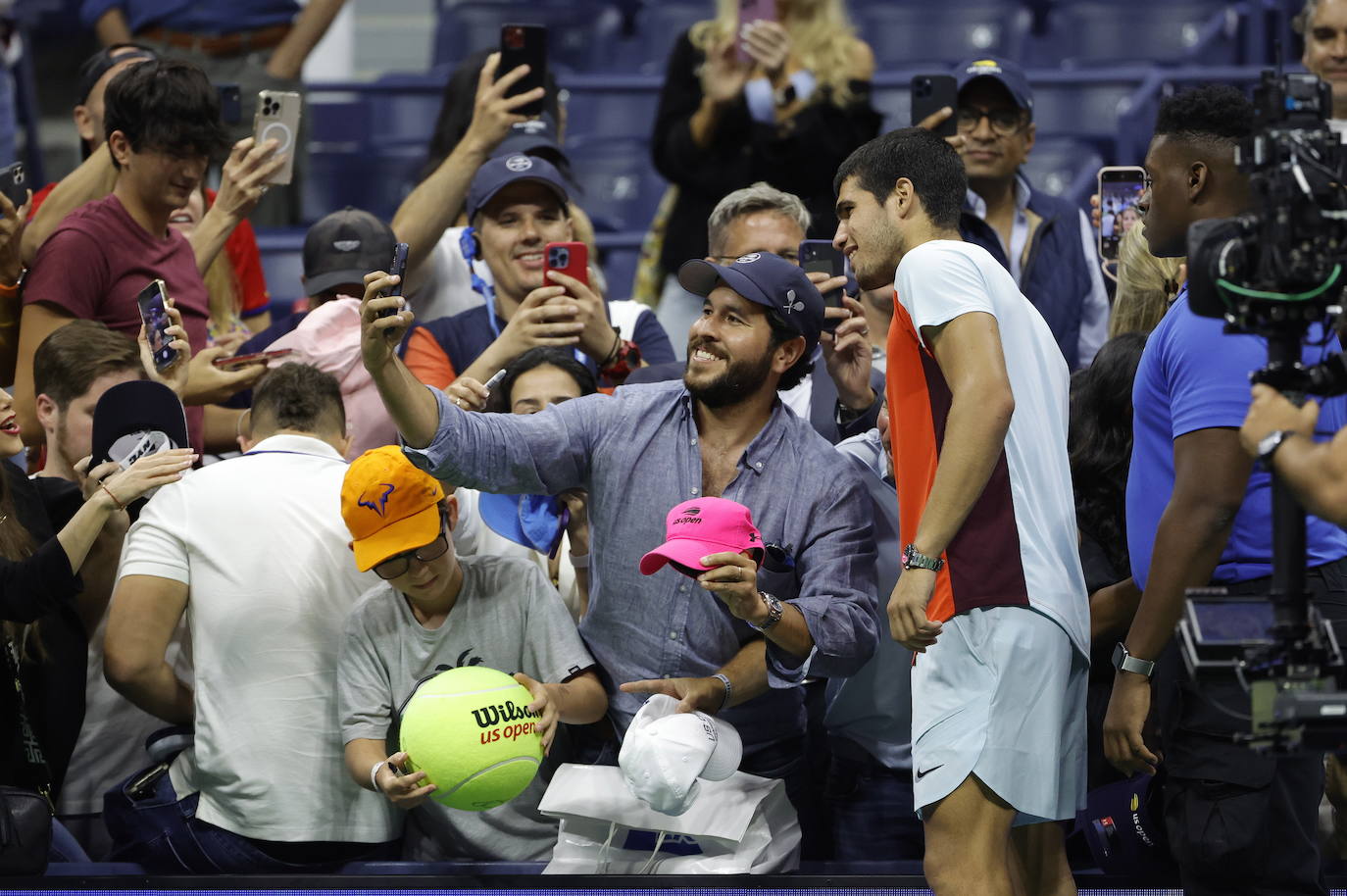 Así celebró Alcaraz la victoria ante Tiafoe