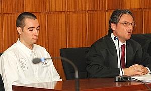 José Salvador D. y su letrado Melecio Castaño. | E.B./
