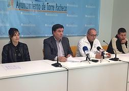 El edil de Deportes, durante la presentación del proyecto. :: Ayto. Torre Pacheco/