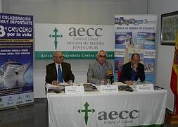 El presidente, en el centro, en la presentación del sorteo. :: Ayto. Molina de Segura/