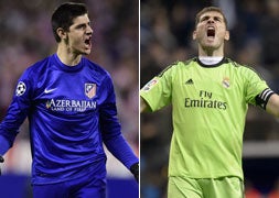 Thibaut Courtois e Iker Casillas/