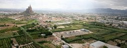 Vista aérea de la huerta de Murcia en la zona de Monteagudo. / JUAN LEAL/