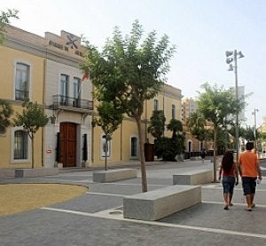 Plaza de López Pinto, donde está el Parque de Artillería. :: P.S. / AGM/
