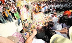 Imagen de la última edición de la fiesta de los Caballos del Vino, el pasado mayo. :: ISRAEL SÁNCHEZ / AGM/