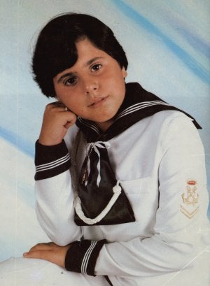 Juan Pedro Martínez, el día de su comunión. Tenía diez años en 1986, cuando desapareció. Desde entonces se le conoce como el 'niño de Somosierra'. :: FOTO CEDIDA POR LA FAMILIA/