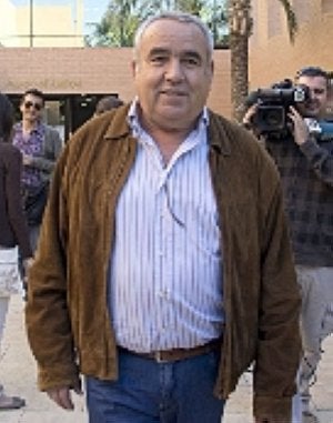 Ángel Fenoll tras declarar por el caso 'Brugal' en Orihuela. :: A.A.C./