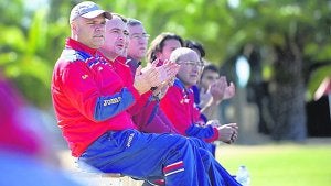 García Sanjuan, entrenador del Yeclano. :: V. VICÉNS / AGM/