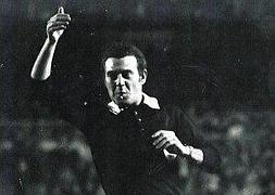 Ángel Franco Martínez, en un partido de los años 70. :: LV/