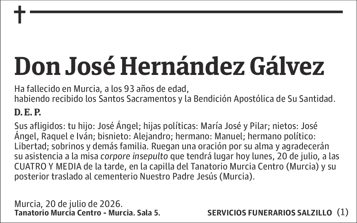 José Hernández Gálvez