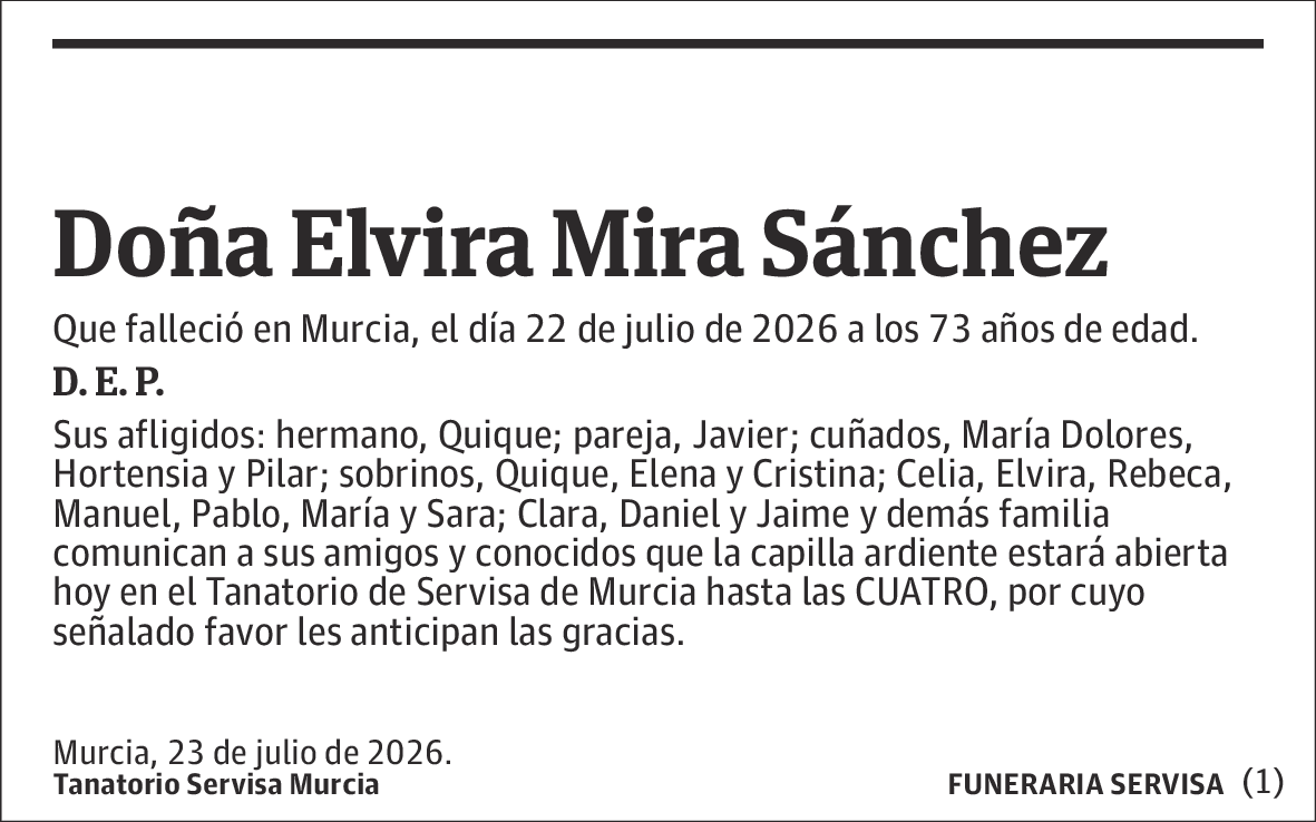 Elvira Mira Sánchez