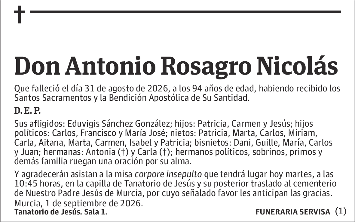 Antonio Rosagro Nicolás
