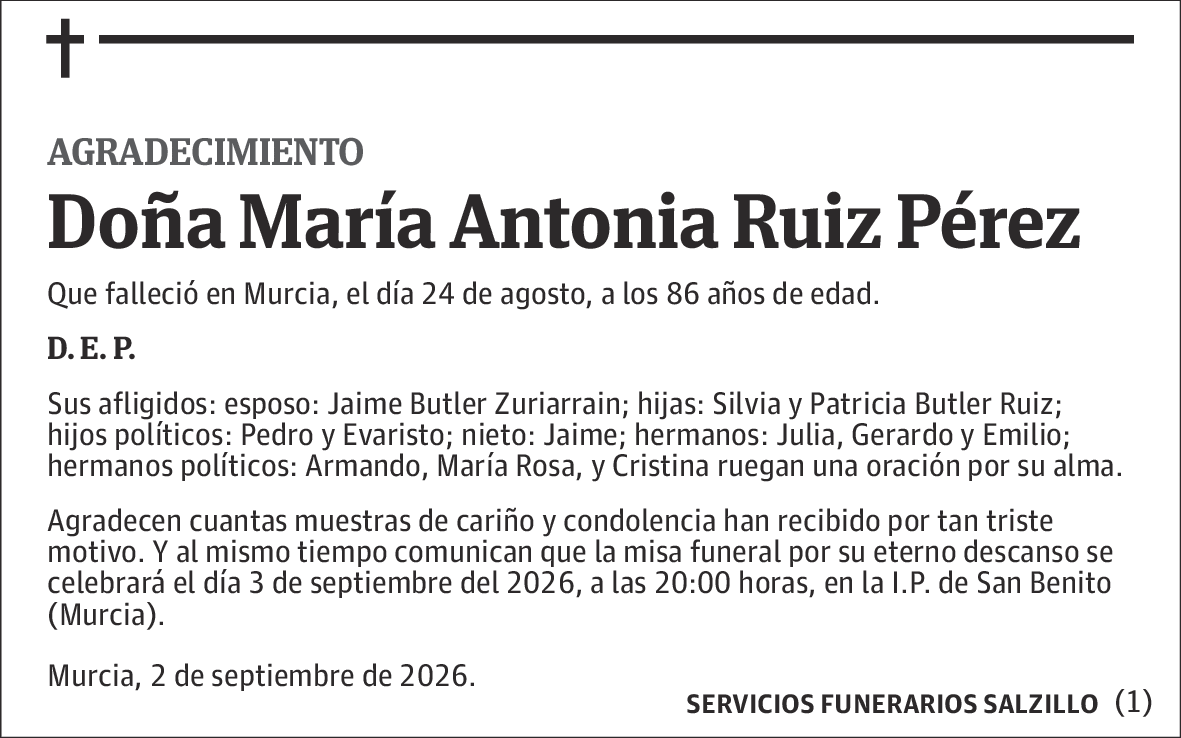 María Antonia Ruiz Pérez