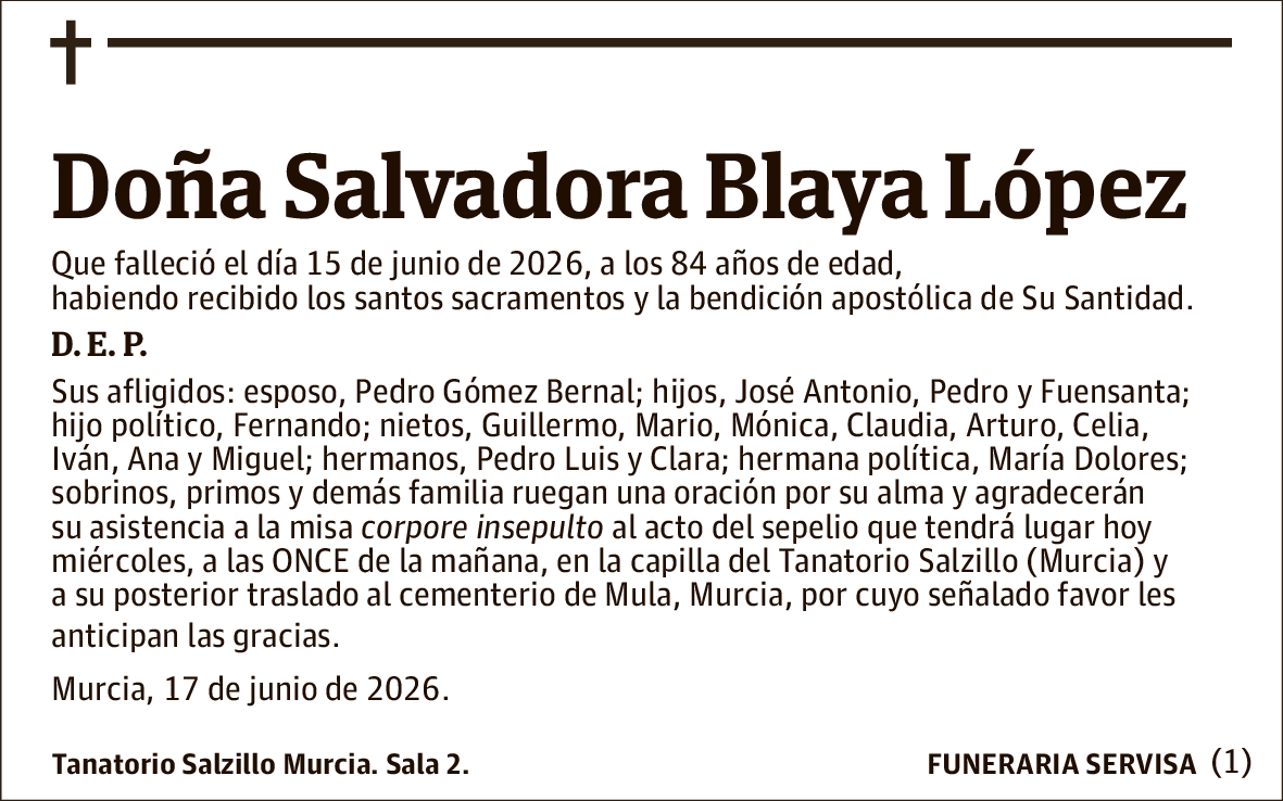 Salvadora Blaya López