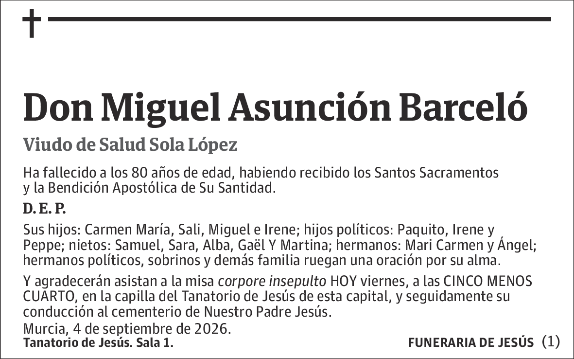 Miguel Asunción Barceló