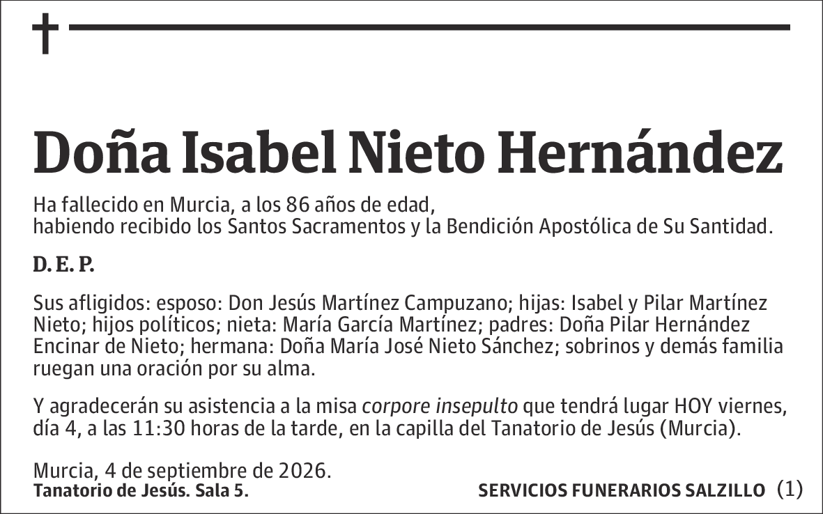 Isabel Nieto Hernández