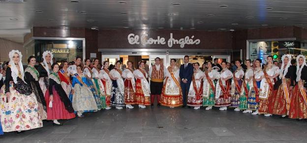 La Casa de los Falleros y Albaes en El Corte Inglés de Nuevo Centro -  Actualidad Fallera