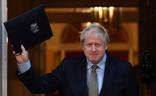 Boris Johnson, este viernes en su residencia oficial./AFP