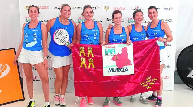 El equipo Olimpic Club representando a Murcia en el Máster Final Nacional.