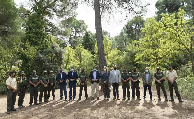 Act of celebration of World Forest Day, in Sierra Espuña.