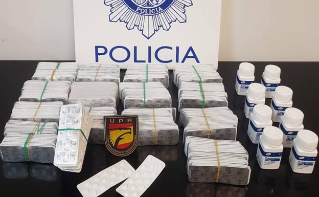 Material seized by the agents of the Cartagena Prevention and Reaction Unit.