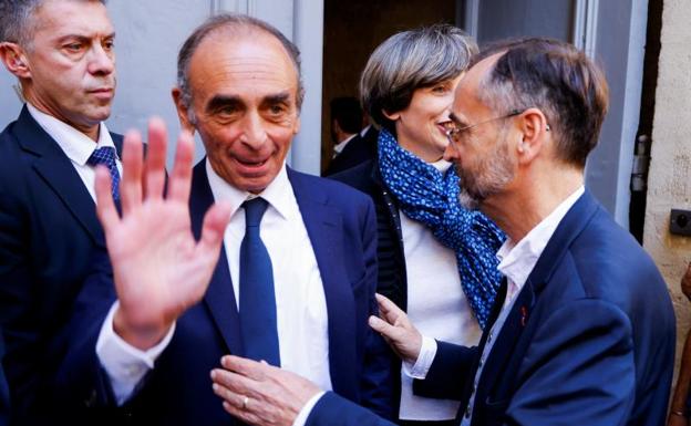 Éric Zemmour, during the promotion of his latest book.