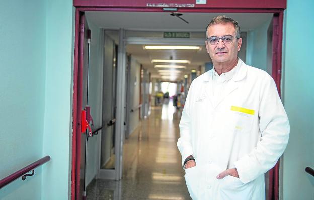 Francisco Toledo, this week, at Hospital La Arrixaca. 