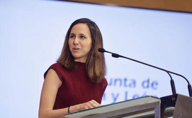 The Minister of Social Rights and Agenda 2030, Ione Belarra. 