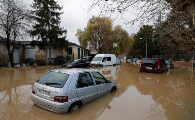 Floods in Navarra.