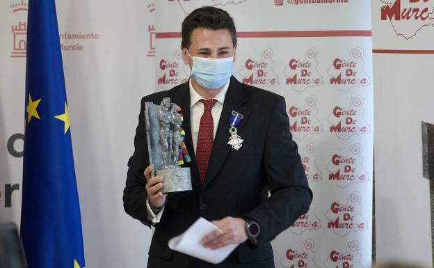 Esteban Orenes, awarded as the 'Murcian of the Year'.