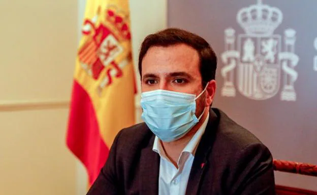 The Minister of Consumption, Alberto Garzón 