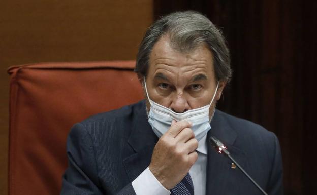 Artur Mas, during an appearance in Parliament. 