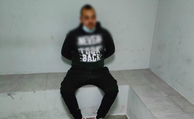 The detainee in Lorca for a robbery with violence.